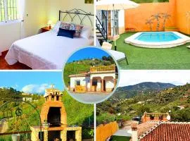 EL RANCHITO, Playa a 15 min, Piscina, BBQ, Chimenea, Vistas, Terraza, Aparcamiento