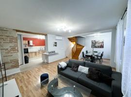 Maison 3 chambres, Agen centre, climatisé, 6 personnes, hôtel à Agen