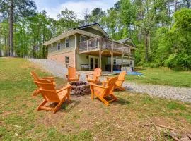 Waterfront Townville Home with Hot Tub and Dock!