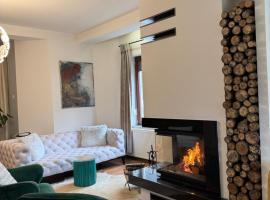 House with Fireplace & Jacuzzi, hotel v destinaci Skopje