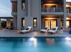 Calmar Boutique Villa 5min drive to Kolymvari beach with Private Pool & Sea Views