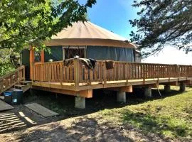 Gorgeous Gibbon Yurt Ideal for Glamping in Nebraska
