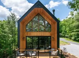 Viking Hut Modern Forest Hideaway Fall Dogs