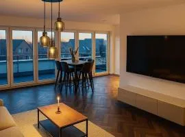 Fjord Stay - Penthouse mit Whirlpool in Kiel - Free Park - 24-7 Check in - "Stockholm"