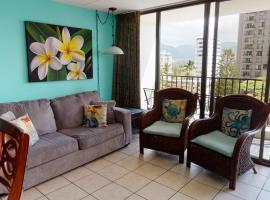 Stylish Waikiki Banyan Condo with Mountain Views, Comfort & Free Parking (10807) – hotel w mieście Honolulu