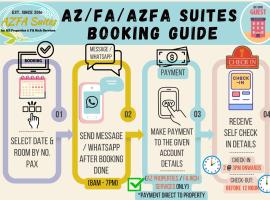 AZFA Suites at De Centrum Putrajaya Bangi FREE wifi，位于Kampong Sungai Kembong Hilir的酒店