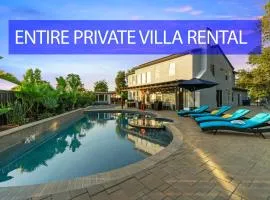 Entire Private 5-BR Villa w Pool, Spa, Nature, 3000 sq ft, Private Rental, Available Now
