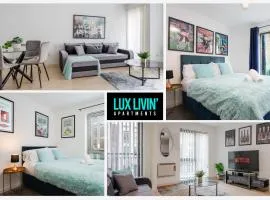 Lux Livin' Apartments - Luxury 2 Bed Apartment City Centre Free Parking