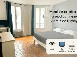 Appartement Maciet 4- Centre ville Meaux-Gare-Disney