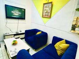 Studio B2 Fustel City Bonamoussadi Santa Lucia,Wifi, Chaines TV, gardien, hotel u gradu 'Douala'
