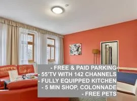 Excellent apartments in Spa City Center 5 min walk from the Colonnade