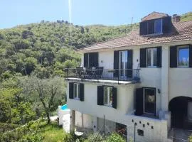 "Blue Villa" with private pool,BBQ in Andora