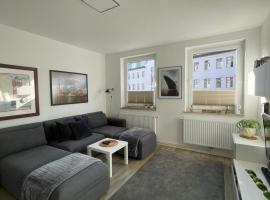 Zentrale FeWo Küstenglück nah am Deich โรงแรมติดทะเลในBremerhaven