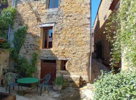 Maison de la Ruelle au c&oelig;ur de la Bastide de Domme avec cour terrasse