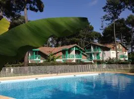 S-Pin 01-Soustons Appartement 4 personnes dans résidence avec piscine et tennis