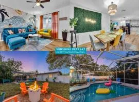 3BR Sunshine Retreat with Heated Pool, Cold Plunge and Games