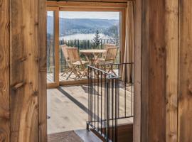 Chalets Hissala, vue lac et sauna, hotel a Gérardmer