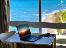 Beachfront Studio ,The View Calahonda, Panoramic Sea Views, hotel in Mijas Costa