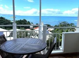 Ananas Premium - Séjour Détente T2 Vue Mer avec Balcon Privé à Tartane