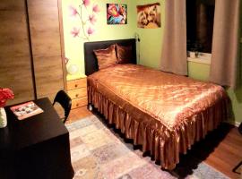 Gjesterom til leie i et privat hus