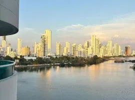 Apartamento 804A Cartagena El Laguito Bocagrande a 1 cuadra de la playa hermosa vista