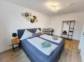 EcoCube Apartment in Rheine, 5pers, Küche, Wohnzim, Badezim