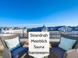 Ostsee-Traumferienwohnungen Bel Vital mit Meerblick, Balkon und Sauna