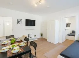 VAZ Apartments Walsum für Monteure und Fachkräfte, Küche, Terrasse, TV, WLAN, Parkplatz, Autobahnähe
