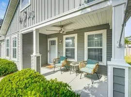 Charming Oak Island Beach House with Fire Pit and Yard