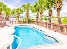 Ocean Inlet Beach Paradise Waterfront Private Pool Tiki Hut