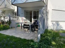 Ferienwohnung mit Garten in der Nähe Landshut
