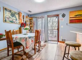 Charming Basement Stay with Workspace AC & Fire Pit