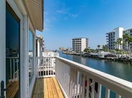 Canal Place Unit 8 harbor views with boat dock