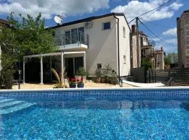 Villa AMore Radini with a private heated saltwater pool and private parking