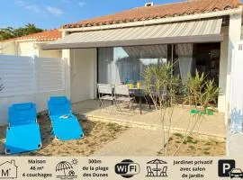 Maison Tout Confort avec Mezzanine à 300m de la Plage - Wifi, Terrasse, Parking Privé - FR-1-231-246