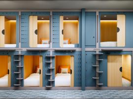 Thesocialhub, kapslový hotel v destinaci Čennaí