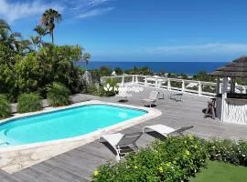 Villa Vénus - classée 4 étoiles - Piscine et vue mer - Saint-Gilles les Bains