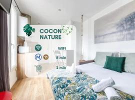 Wifi rapide Idéal stage ou pros - Métro en 8 minutes, Hotel in Bagnolet