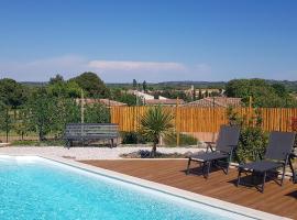 Villa Palmera - Classée 3 étoiles - Grand confort, calme, et magnifique vue dégagée, hotel a Canet