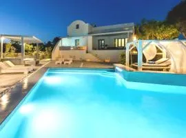 Luxury Santorini Villa 4 Bedroom Villa Secluded Location Private Pool Megalochori