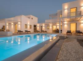 Beautiful Paros Villa 1 Bedroom The Calming Villa Wonderful Sea Views Jacuzzi Naousa, hotel v destinaci Livadia