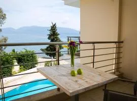 Deluxe Kefalonia Apartment Apartment Leyland 1 Bedroom Pool And Sea View Karavomilos