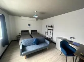 1 Bed Flat with King or Twin Beds, Sofa Bed, Work space, Dining and SMART TV with Free Wifi Throughout!