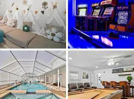 Reunion - Sleeps 26 hot tub 10 br 8 ba 6 mile beach
