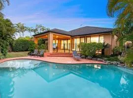 Family Oasis with Pool Living Rooms and Peaceful Vibes