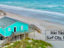 Riki Tiki | Ocean Front | 3 Bedroom Home, hotel i Surf City