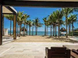 Beachfront & Private Villa in Tulum for 12 Guests