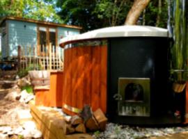 Dowr-Gwel Shepherds Hut, camping de lujo en Saint Cleer
