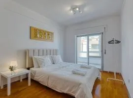 Quarto duplo com vista rio num apartamento partilhado