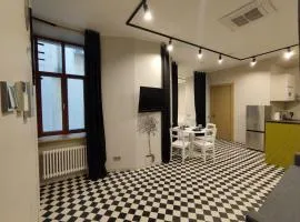 Chessboard apartment in old town Riga, Coffee included